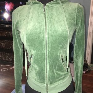 Juicy couture green hoodie